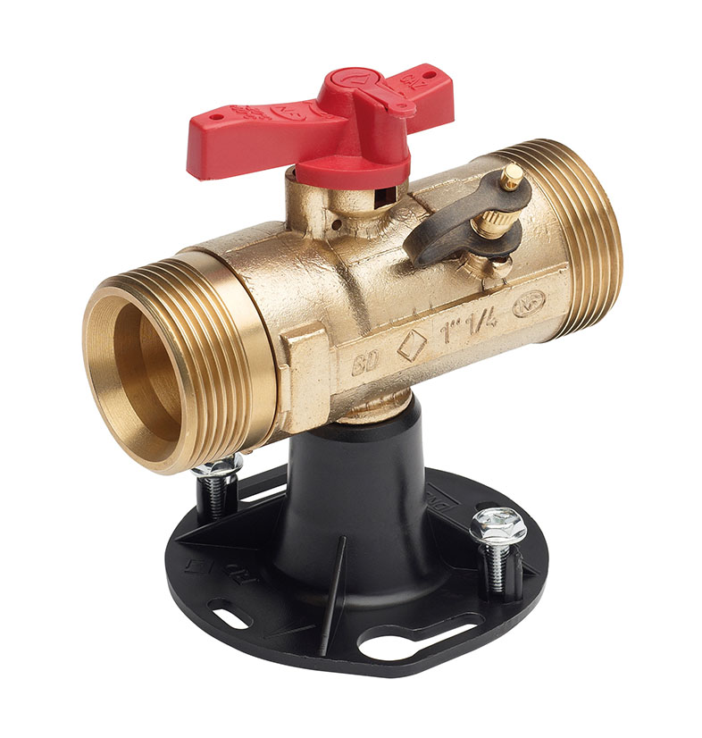 ROBINET 1/4 T SECU EA M/MJSC25  AVEC PRISE D'ESSAI + SOCLE NF078 8403119 ROB252