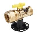 ROBINET GRDF TYPE E1 JSC DN25/32 M1"1/4-PE40 SOC+PR.ES NF078 ROE126 8403030
