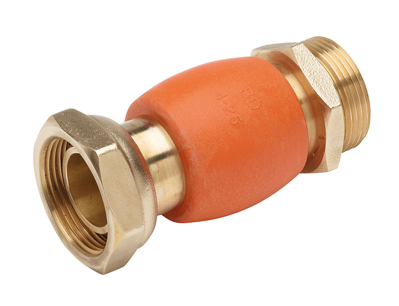 RACCORD ISOLANT JSC DN25 MÂLE1"1/4-ECROU 1''1/4,L105MM
