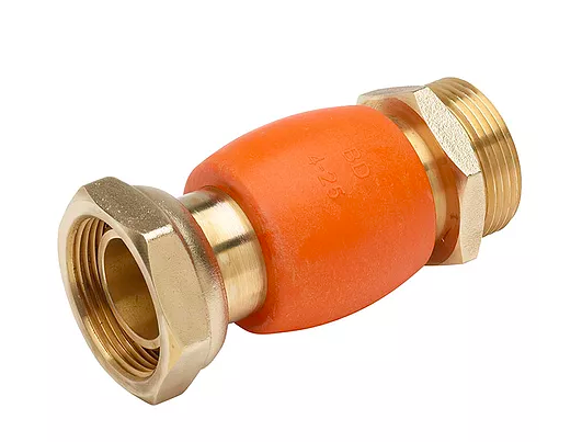 RACCORD ISOLANT JSC DN32 MÂLE1"1/2-ECROU 1''1/2,L110MM