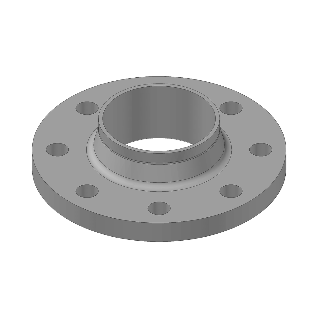 BRIDE A COLLERETTE ACIER FORGE DN100 114.3X3.6 PN10/16 8 TROUS M18 P250GH NF EN 1092-1 TYPE 11/B1 BRI100 §