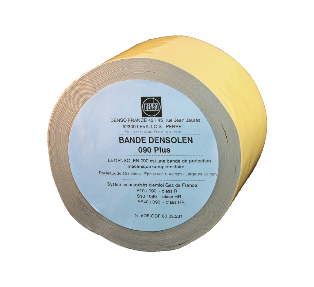 BANDE DENSO O90 JAUNE PROTECTION MECANIQUE L50MM L30M AE GRDF EN12068 BAN924