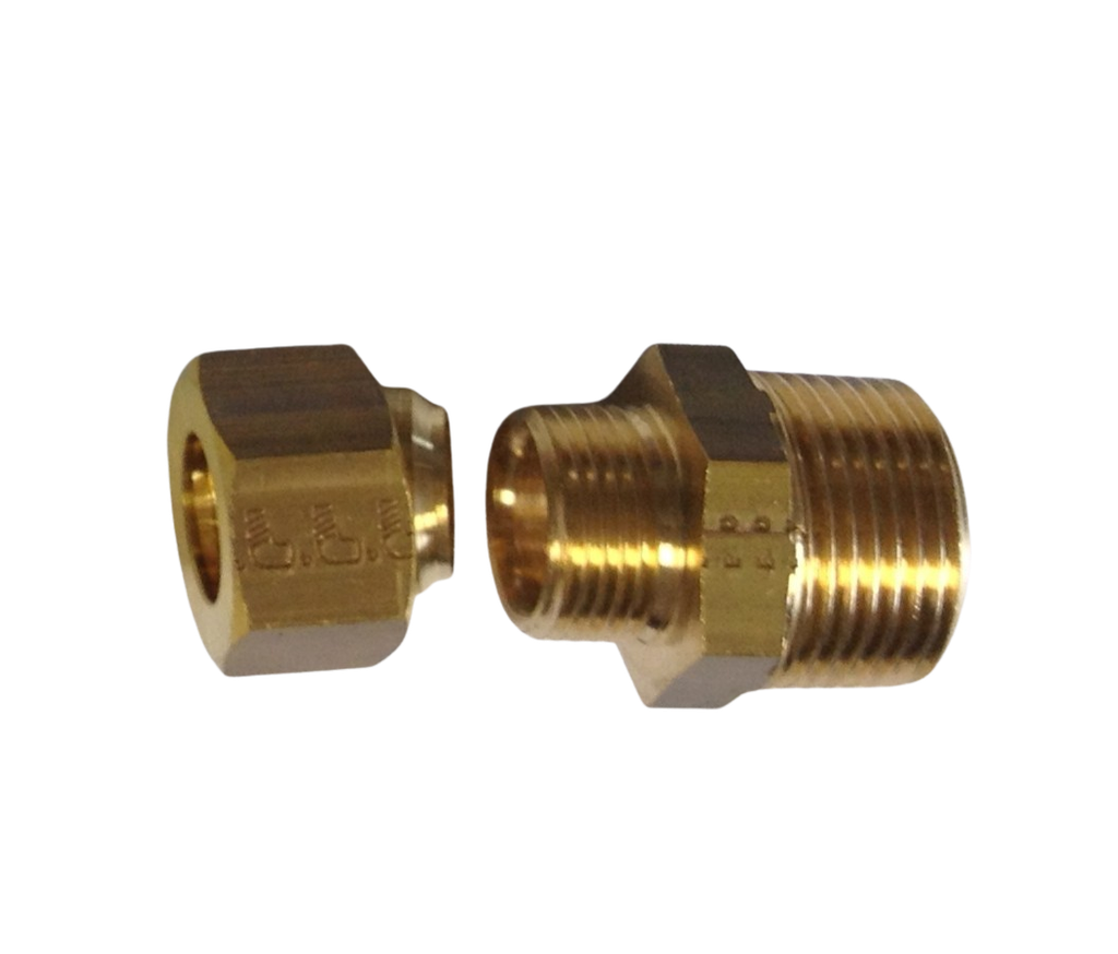 RACCORD M 3/4" BSP CONIQUE OLIVE CU14 POUR IMPULSION DETENTE CSB 400 RAC927 §