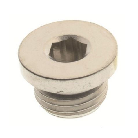 BOUCHON MALE 1/4'' GAZ 6 PANS CREUX PMAX 100BAR §