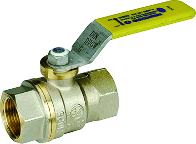 ROBINET TOURNANT SPHERIQUE GAZ F/F 3/4" PASSAGE TOTAL / 5 BAR NF078 ROB561