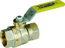 ROBINET TOURNANT SPHERIQUE GAZ F/F 2" PASSAGE TOTAL / 5 BAR NF078 ROB565 §