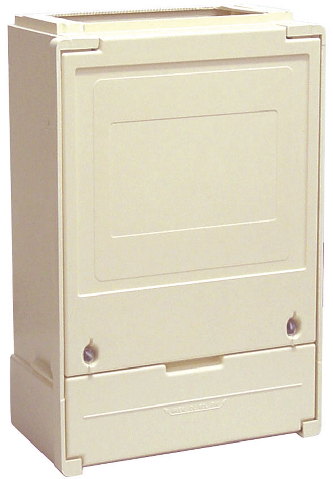 SOCLE SIMPLE S20 IVOIRE AVEC INSERTS SIGLE ECLAIR 6980035 *