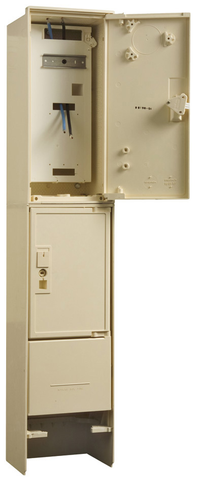 COFFRET BORNE HAUT S22 AVEC PANNEAU TYPE 2 MONO 6980540 *