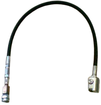 FLEXIBLE A AGRAFE M/F POUR POMPE A GRAISSE LONG.0,80M / 690BAR 8431403 §