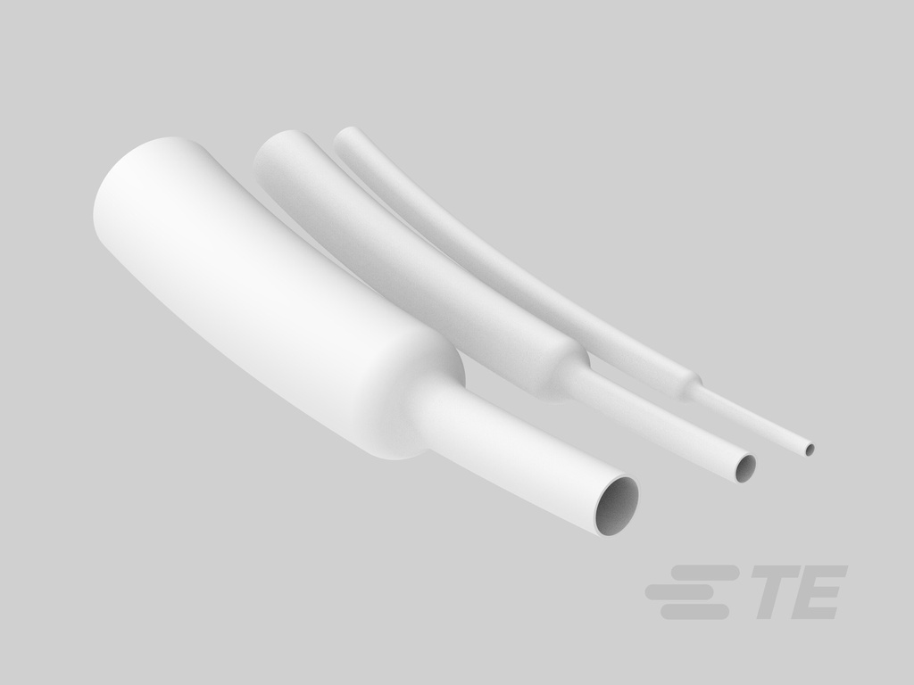 GAINE THERMORETRACTABLE PAROI MINCE CGPT 25.4/12.7 BLANC 1M