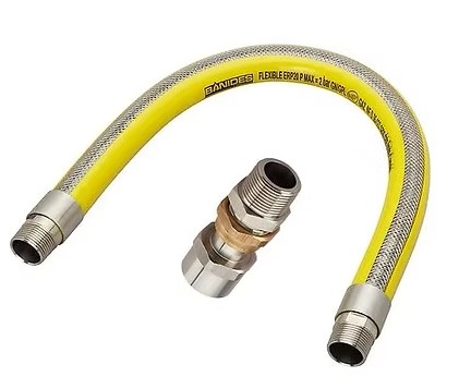 [BAN0038205] FLEXIBLE INOX ERP M/M 3/4" 2 BAR MAXI + RACCORD 3P 1.5M NF115 D 36-123 FLI025