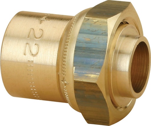 [CHU0794-020] RACCORD 2P DROIT JPG 50 2"1/4 CU54 NF540 (NF RAC-GAZ) 8234420 RAC239