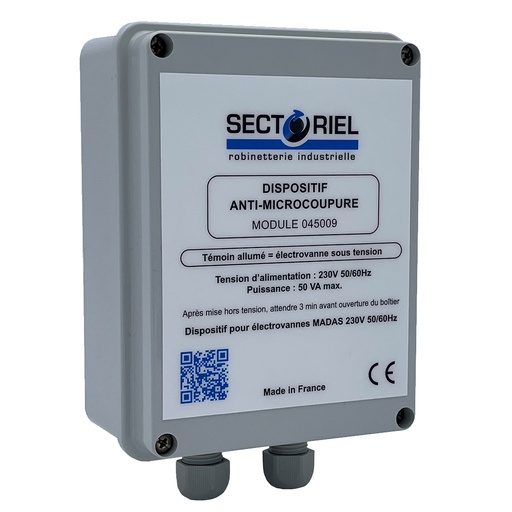 [SEC045009] BOITIER CE ANTI MICRO-COUPURE 230VCA TOUT DN AMC006